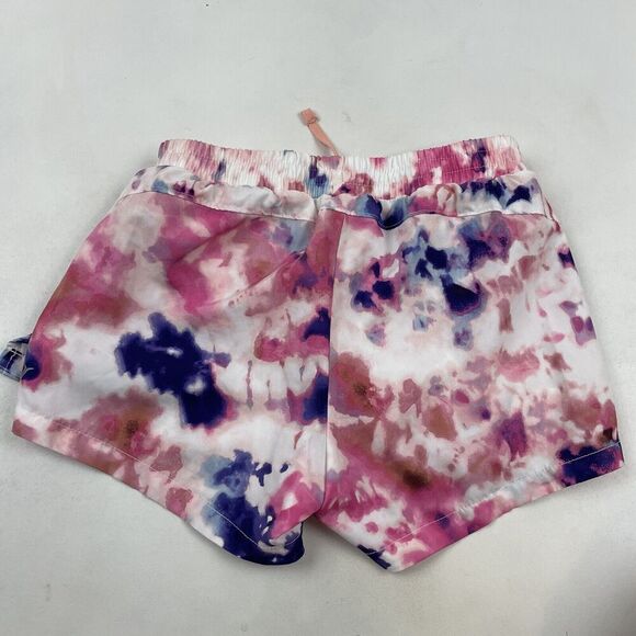 Old Navy Active Go-Dry Running Shorts Sz L 10-12 Multicolor Watercolor Lined - Picture 4 of 4